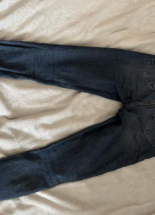 Темно-синие джинсы скинни2 фото