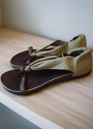 Натуральні босоніжки,сандалі sansibar p.39