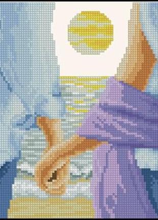 Набір для вишивання хрестиком. розмір: 13*16 см до сонця
