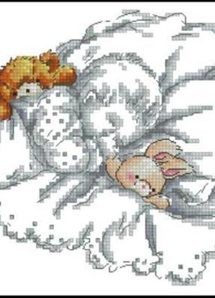 Набір для вишивання хрестиком. розмір: 18*14 см солодкий сон