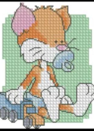 Набор для вышивки крестиком. размер: 6*7 см живая игрушка