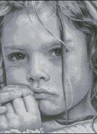 Набір для вишивання хрестиком. розмір: 38*29 см смуток