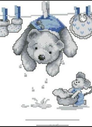 Набір для вишивання хрестиком. розмір: 16*19 см велике прання