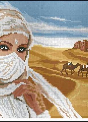 Набір для вишивання хрестиком. розмір: 23*18 см пустеля