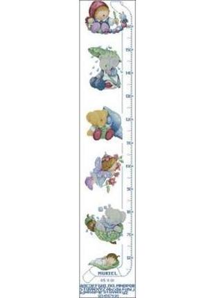 Набір для вишивання хрестиком. розмір: 21*110 см ростомір метрика