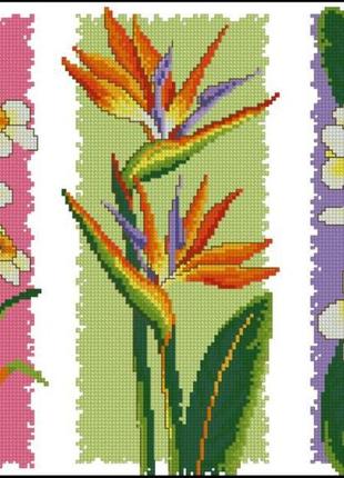 Набір для вишивки хрестиком. розмір:  30*21 см квіти