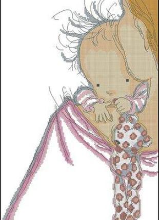 Набор для вышивки крестиком. размер: 21*31 см малыш