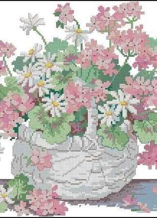 Набір для вишивання хрестиком. розмір:  31*24 см ніжність квітів