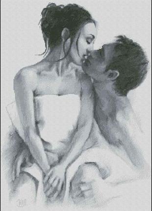 Набор для вышивки крестиком. размер:  31*43 см страсть