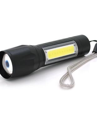 Ліхтарик pd-5568, cree xml-t, 2+1 режим, zoom, корпус-алюміній, водостійкий, ударостійкий, вбудований ак-тор,