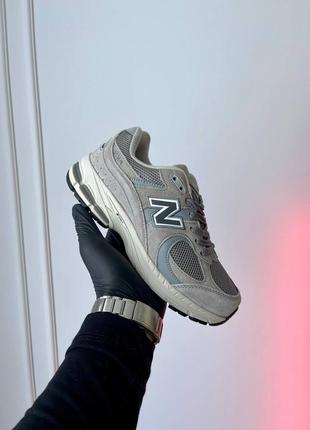 Кроссовки new balance 2002r light grey3 фото