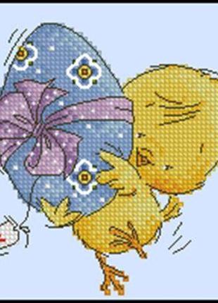 Набір для вишивання хрестиком. розмір: 11*11 см курча