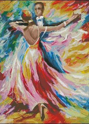 Набір для вишивання хрестиком. розмір: 40*32 см танець кохання