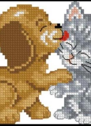 Набір для вишивання хрестиком. розмір: 13*8 см кохання