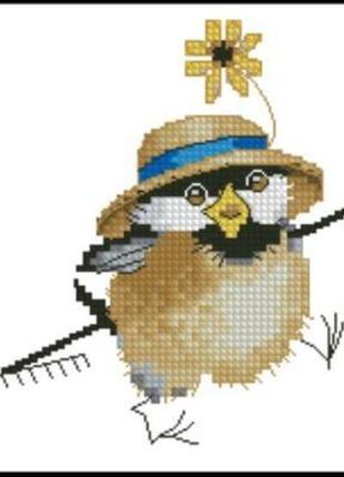 Набір для вишивання хрестиком. розмір: 11*11 см дачник