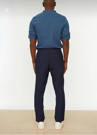 Штани чоловічі льон ( сині , чорні , зелені)9 фото