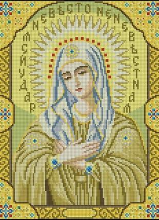 Набір для вишивання хрестиком. розмір: 19*25 см ікона серафімо-дивеєвська