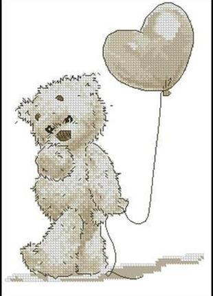 Набір для вишивання хрестиком. розмір: 14*19 см закоханий ведмедик