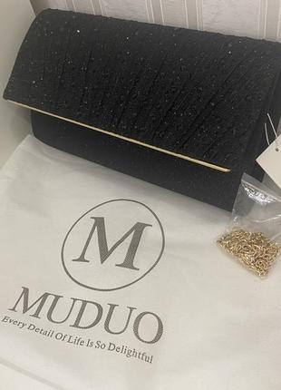 Приголомшливий клатч muduo новий шикарний!5 фото
