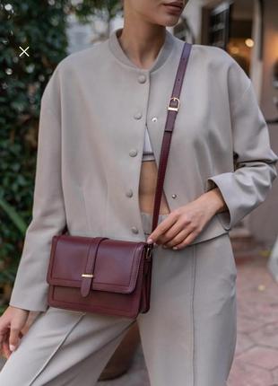 Сумка бордо