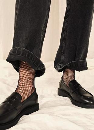 Оригинальные колготки со стразами