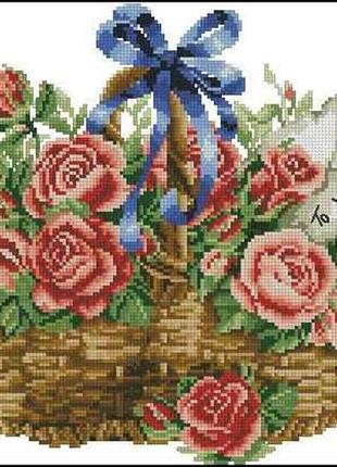 Набор для вышивки крестиком. размер: 34*22 см подарок