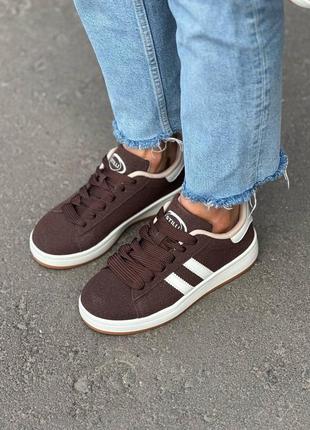 Кроссовки женские stilli campus коричневые8 фото
