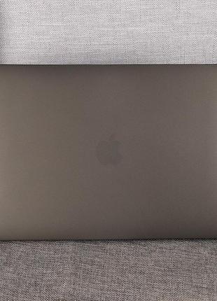 Чехол для macbook матовый softcover из гибкого поликарбоната без выреза под яблоко4 фото