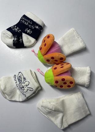 Набор носков (3 шт) для новорожденных для самых маленьких деток носка для новорожденных