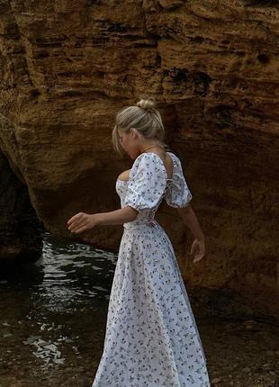 Лето-время носить платья. они легкие и романтичные. предлагаем платье длиной миди, с открытой спинкой, которая идеально подойдет в жаркие дни.3 фото