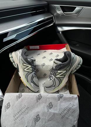 Мужские кроссовки в стиле new balance 860v2ALенс / демисезонные / весенние, летние, осенние / кожа, сетка / черные, серые, белые, синие