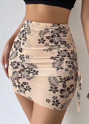 Юбка-сетка юбка с сеткой юбка стягивается юбка-сеточка юбка сеточка многослойная