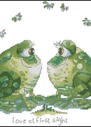 Набір для вишивання хрестиком. розмір: 17*18 см кохання з першого погляду
