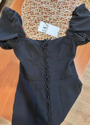 Платье мини зара zara
