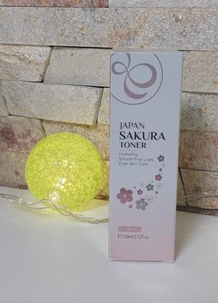 Тонер для лица laikou japan sakura toner 100 мл с экстрактом японской сакуры