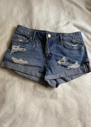 Шорты джинсовые