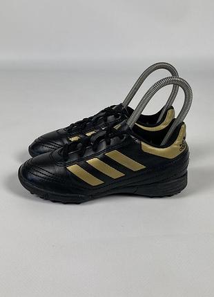 Бутси сороконіжки adidas goletto vii tf aq4306 оригінал розмір 29 дитячі чорні
