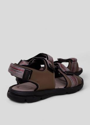 Сандалії чоловічі, колір сірий, синій, коричневий, 243r38054 фото