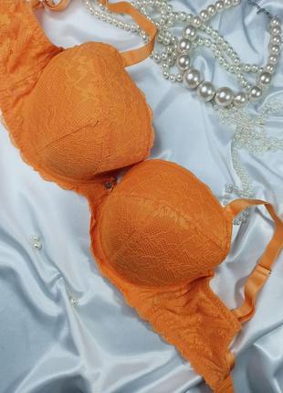 40ff / 90ff ефектний мереживний бюстгальтер з бавовняною підкладкою boux avenue