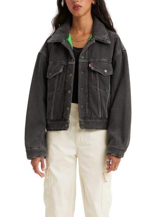 Levis женская джинсовая куртка (левис denim jacket) c америки s,m,l