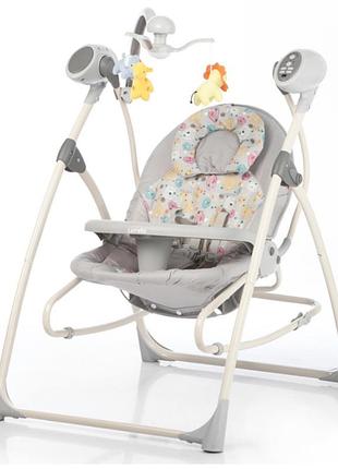 Люлька-качалка carrello nanny 3в1 crl-0005 grey planet качель для новорожденных
