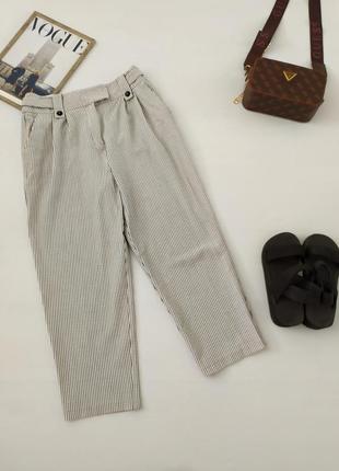 Классные укороченные брюки topshop