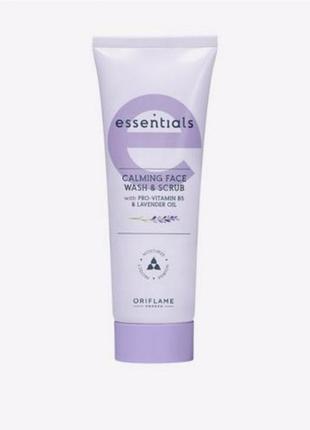 Гель скраб для очищення обличчя essentials