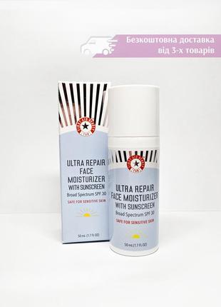 Крем для лица first aid beauty ultra repair face moisturizer with sunscreen broad spectrum spf 30