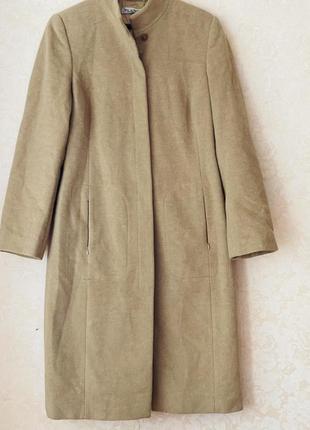 Кашемировое пальто цвет camel