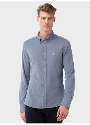 tech prep. 400 Camiseta Polo Masculina Basica Sallo Premium Azul gant