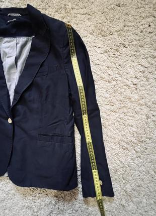 Пиджак, жакет massimo dutti оригинал бренд размер s,m указан размер 42, cotton и полиэстер,5 фото