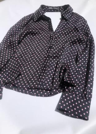 Нова укорочена блуза zara4 фото