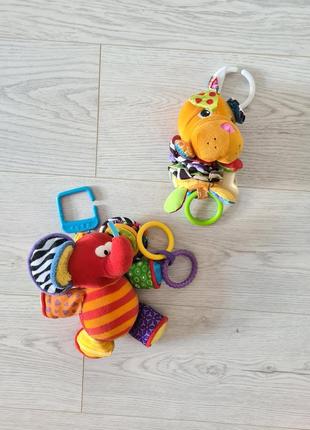Підвіска lamaze собачка цуценя та слоник