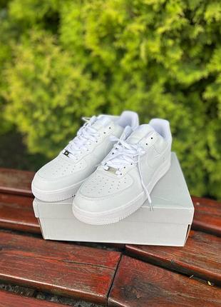 Нові оригінальні кросівки nike air force 1 чоловічі найк форси білі